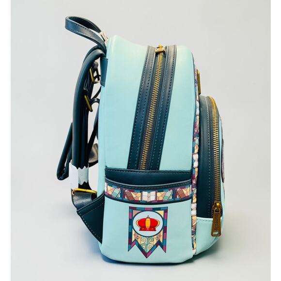 Loungefly Disney The Sword in the Stone Stained Glass Mini Backpack NWT main image 5